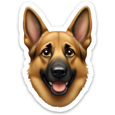 German shepherd  sticker