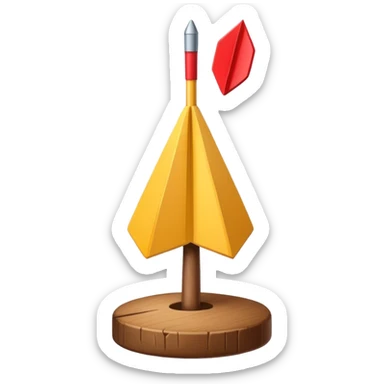 a single Dart sticker