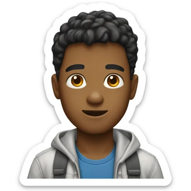 boys in casual attire sticker