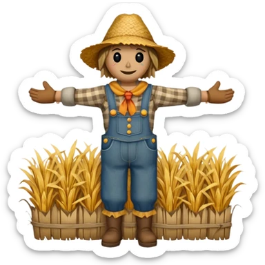 Scarecrow, sticker