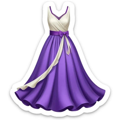 doce branco e roxo sticker