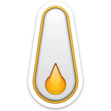 white exclamation mark sticker