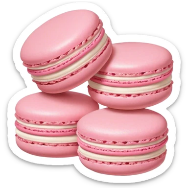 Light pink Macarons sticker