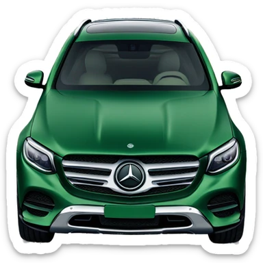 Matte green Mercedes Benz GLC sticker