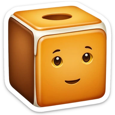 Bouillon cube sticker