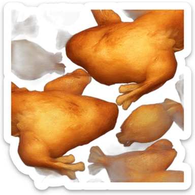 roasted chicken sticker