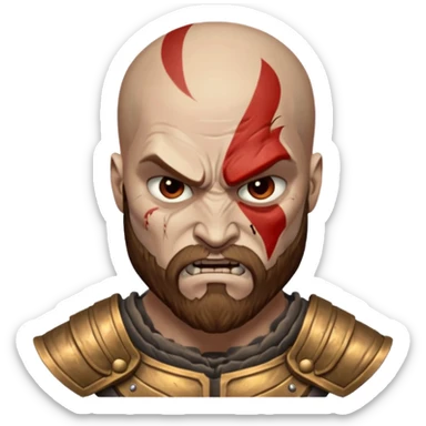 God of War Kratos sticker