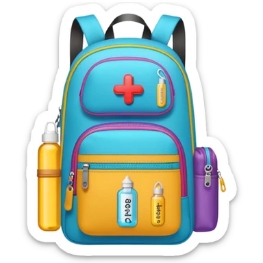 EpiPen in backpack purse not brown sticker