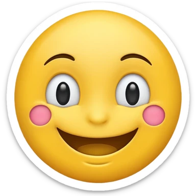 make a funny cool and nice, happy emiji sticker