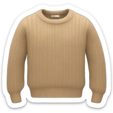 Sweater beige sticker