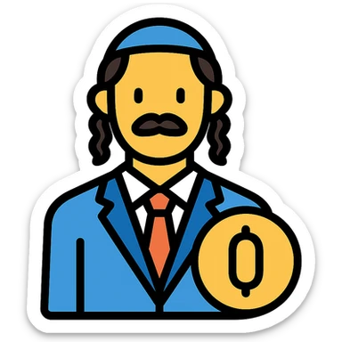 Jewish CEO with 0 money sticker