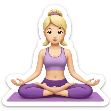 yoga sticker