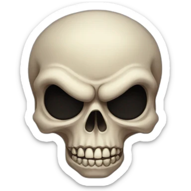 Murray the demonic skull cartoonish avatar sticker