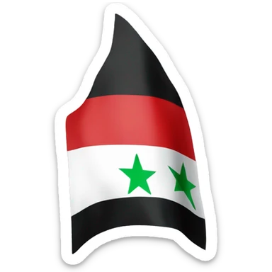 Syrian flag sticker