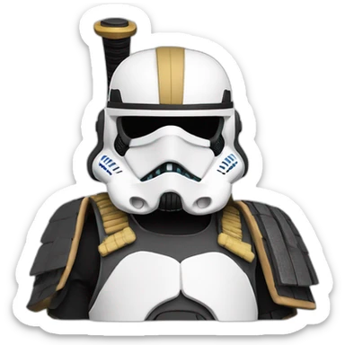 Ninja Samurai Stormtrooper sticker