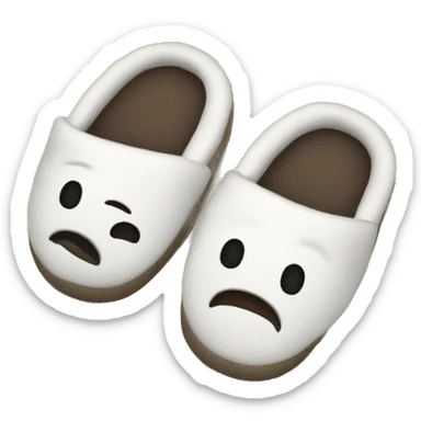 ugh slippers sticker