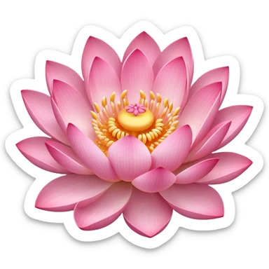 Lotus sticker
