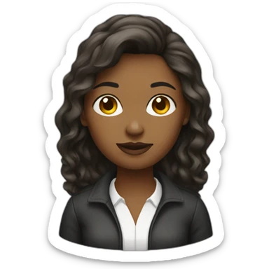 female designer sticker