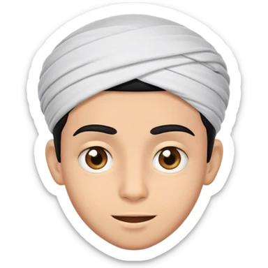Amir is a boy who is Moroccan and wants to develop himself in the future. He is 16 years old and wants his Moroccan heritage to be visible in the emoji. He also wants the emoji to be him but in a funny way. Furthermore, he has black hair and brown eyes. sticker