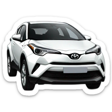 toyota chr hybrid sticker