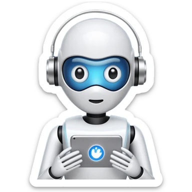 Girl chocking herself for fun sticker