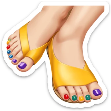 pedicure sticker