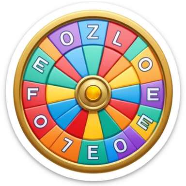   wheel of fortune board sticker