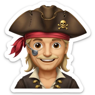 pirate captain  sticker