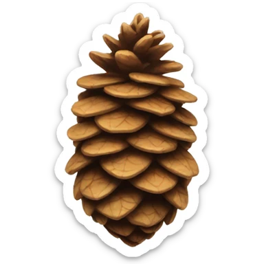 Pine cone  sticker