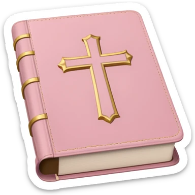 Light pink Holy Bible sticker