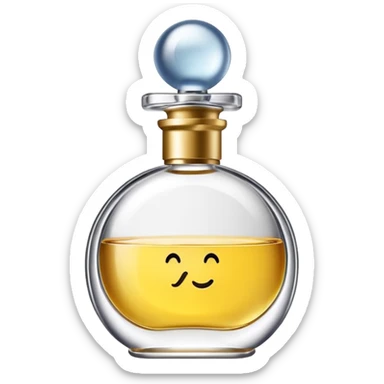 can you create an emoji of a perfume bottle "L'eau de L'Excuse" sticker