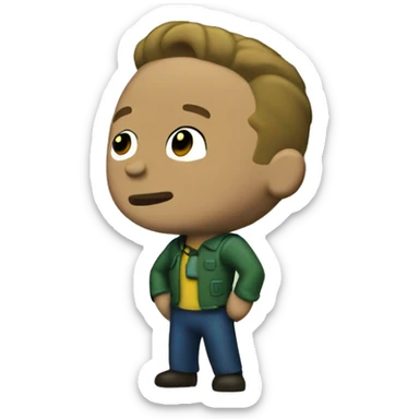 vault boy sticker