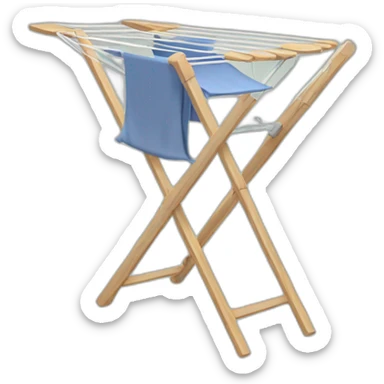 Folding Wing Clothes Dryer sticker