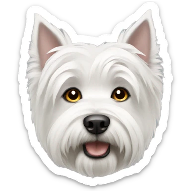 West highland white terrier  sticker