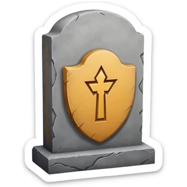 To symbolize team y being renamed, maybe a y on a grave? no background sticker