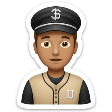 blind baseball umpire  sticker