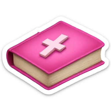 Pink Bible sticker