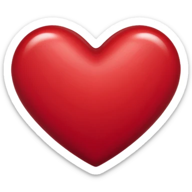 Coeur bordeaux sticker