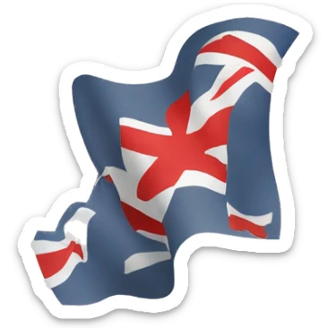 Flag for island nation sticker