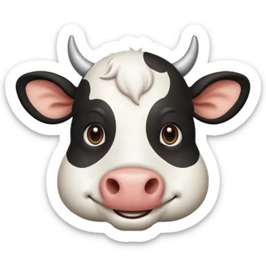 Quiero que me crees un emoji de la vaca Saturno saturnita sticker
