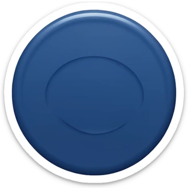 navy blue circle emoji  sticker
