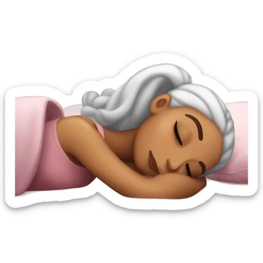 Ariana Grande sleeping sticker