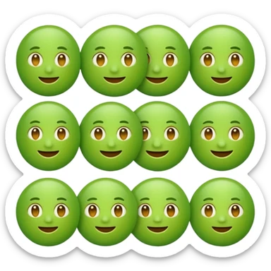 ❌ change the emoji color from red to green color sticker