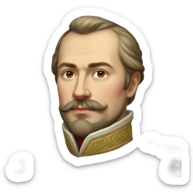 Alexey Mikhaylovich Tsar of Russia sticker