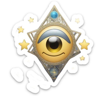 Generate an emoji representing the mystery and wisdom of tarot cards. sticker