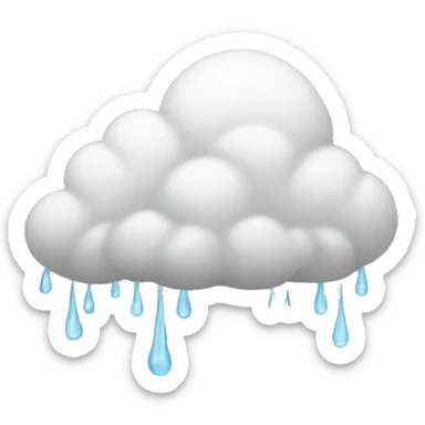 Rainy cloud  sticker