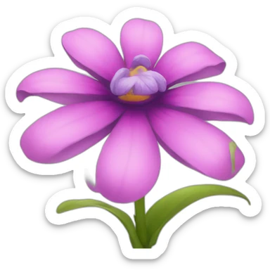 coolest flower sticker