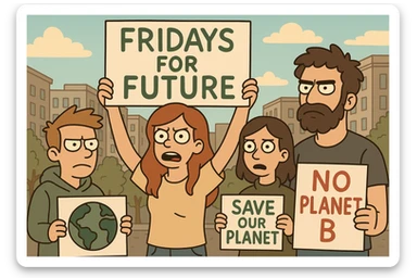  Fridays for Future the people in city sticker