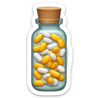Pill sticker