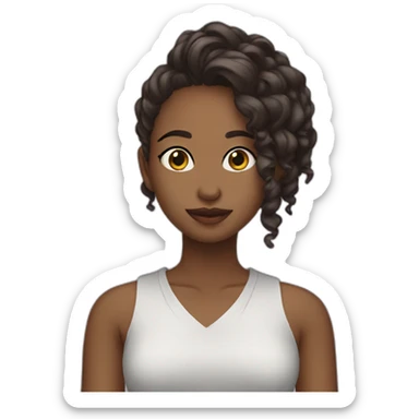 ayana of overflow sticker